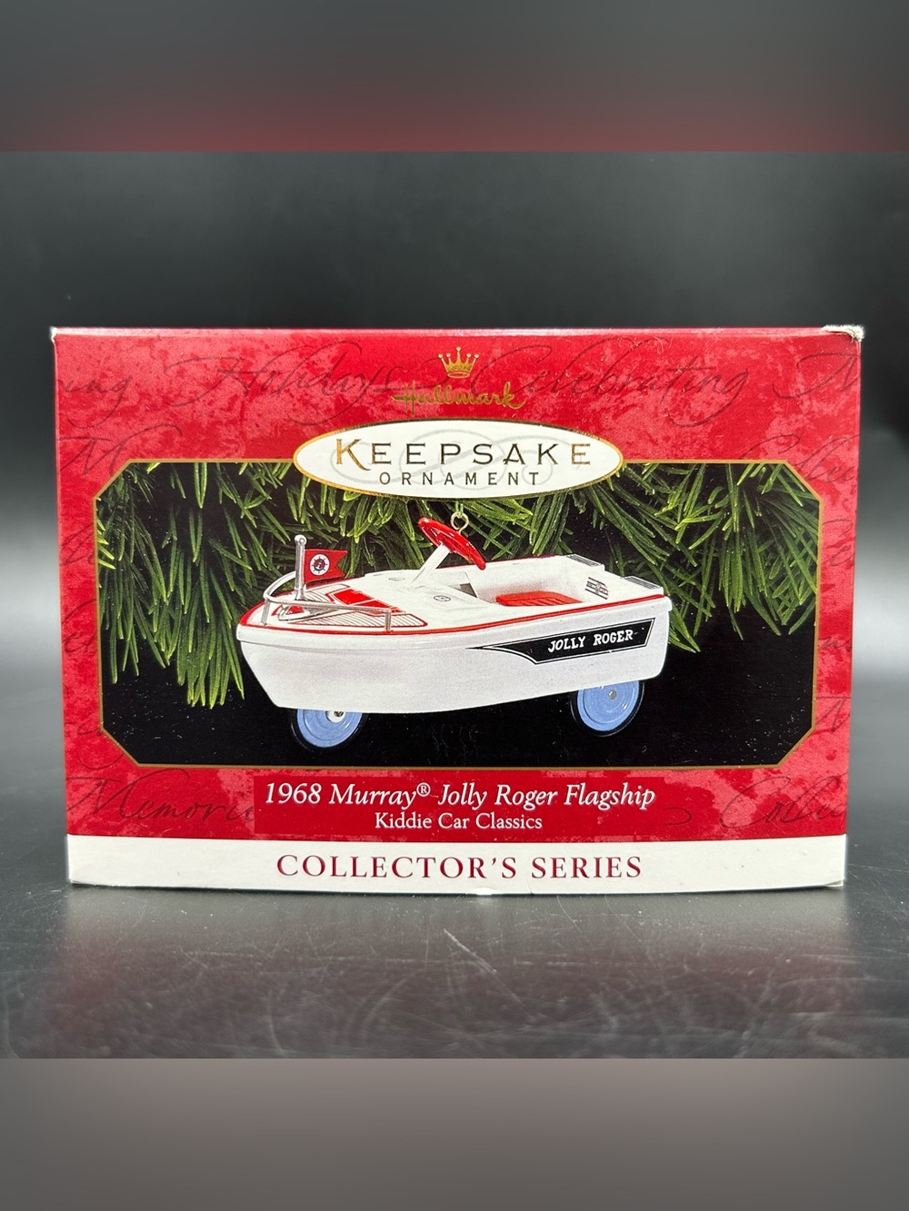 1999 Hallmark Murray Jolly Roger Flagship Kiddie Car Classics 6 Ornament NIB